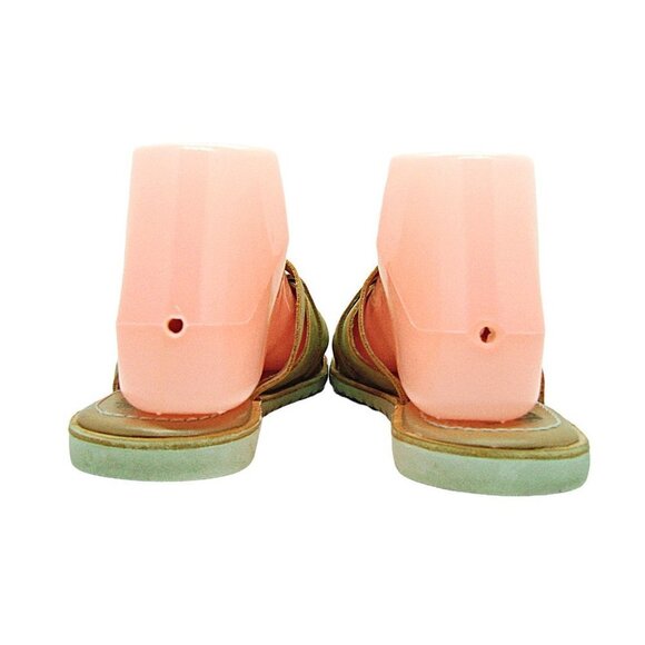 Sorel Womens Tan Ella Weave Leather Classic Open Toe Slip On Slide Sandal Size 7 - Picture 4 of 11